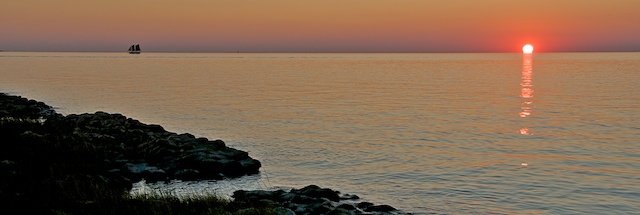 Sunset at Ocracoke Island