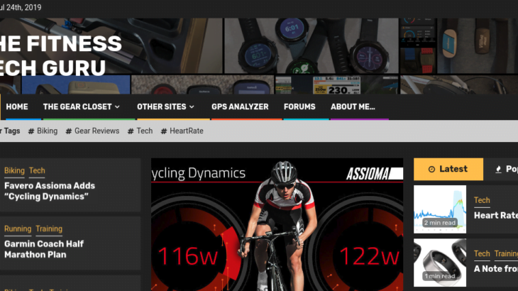 Fitness Tech Guru Website